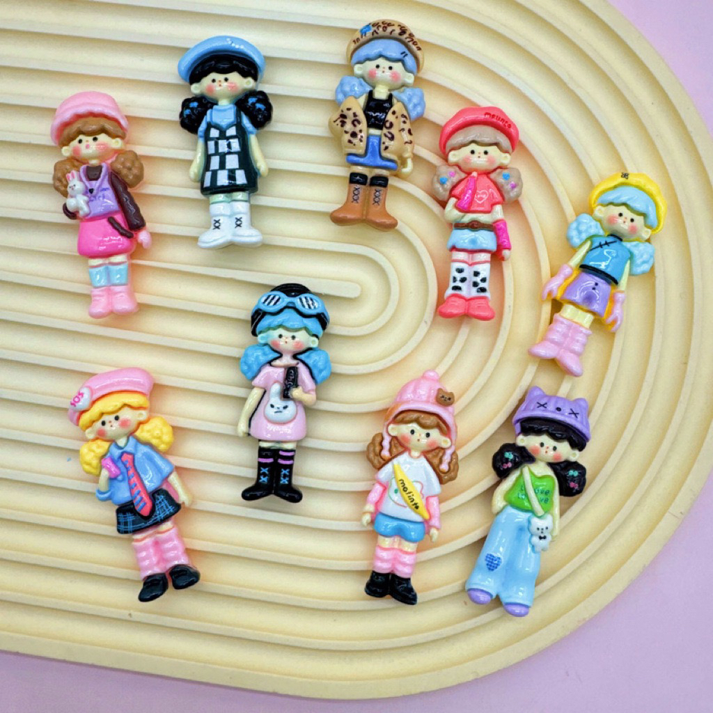 树脂立体大混款萌粒卡通DIY手工饰品摆件