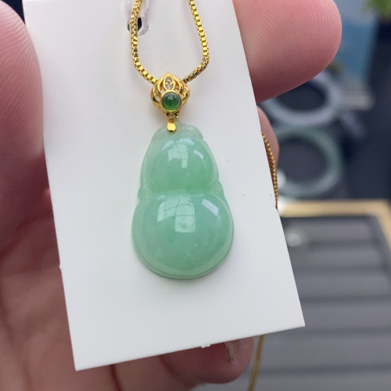 【闪购商品】颈饰未镶嵌翡翠8号