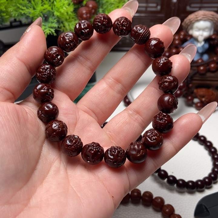核桃手串/手链毒*猴头玉华串