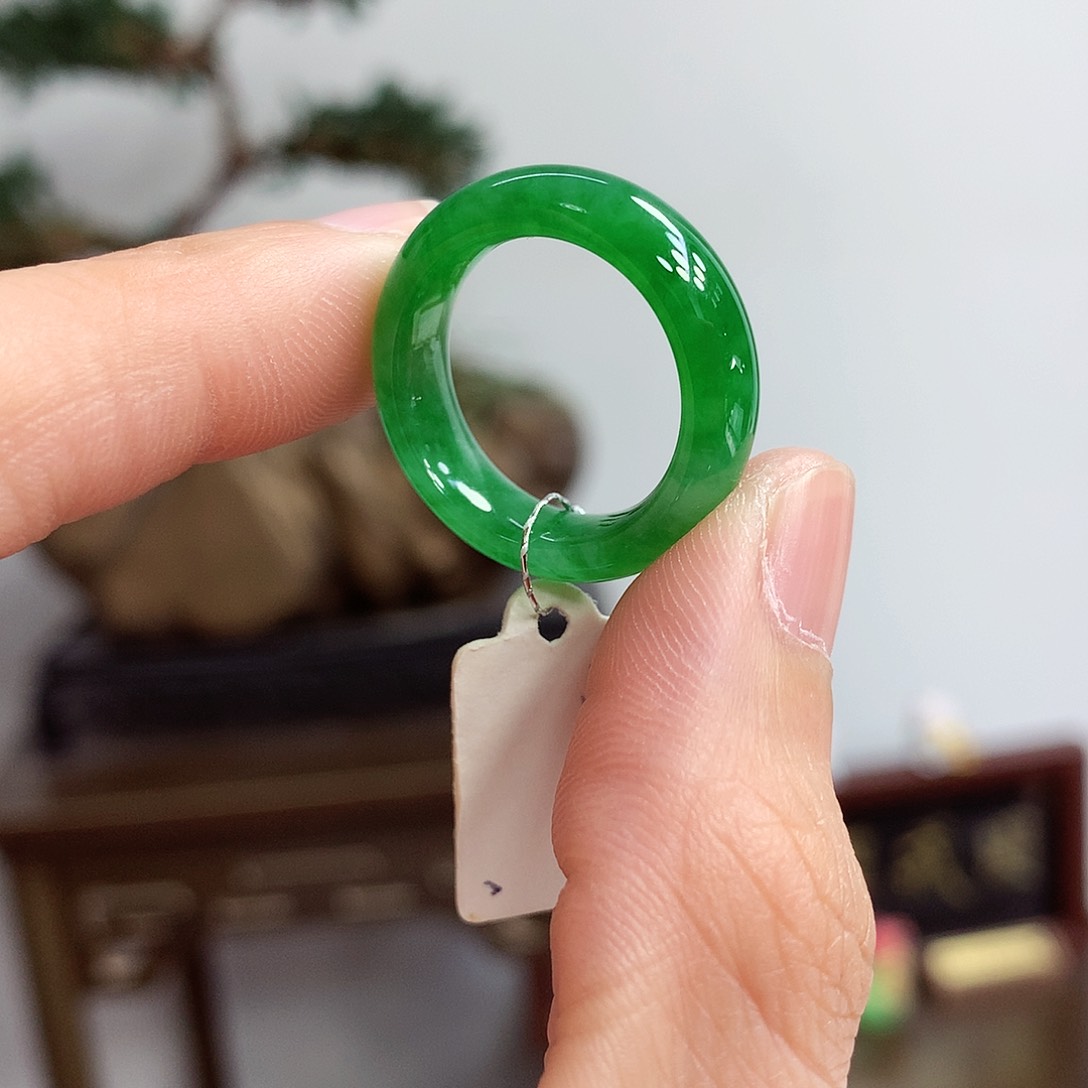 未镶嵌戒指翡翠14号