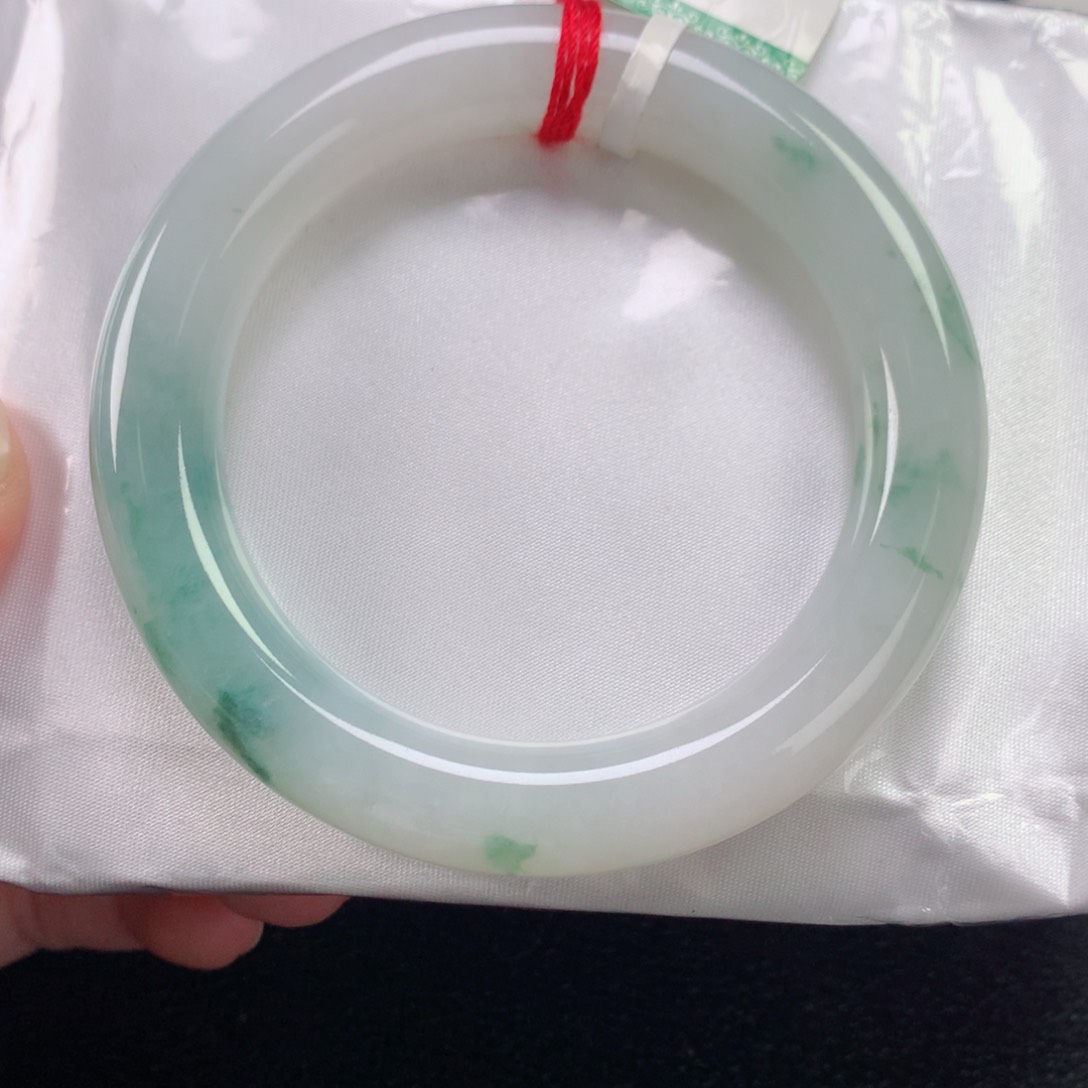未镶嵌手镯翡翠缅甸天然翡翠手镯5556