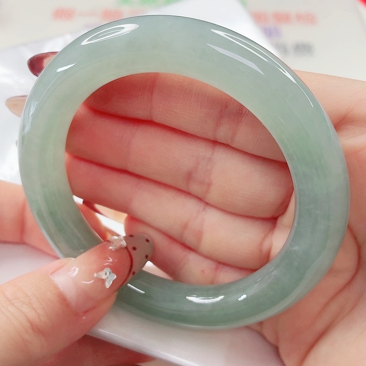 翡翠未镶嵌手镯54.9x432