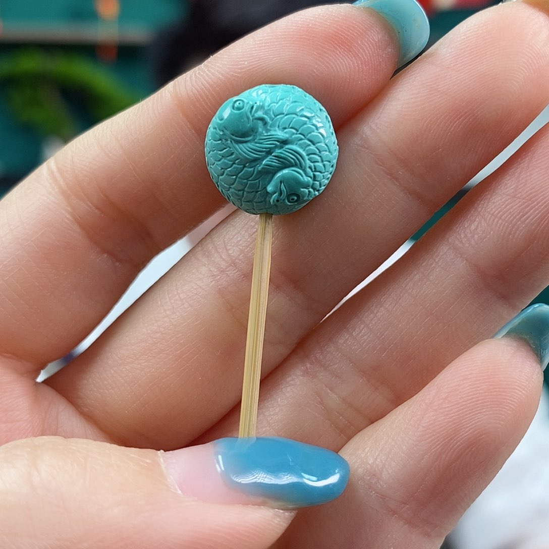 绿松石珠宝奇石未镶嵌