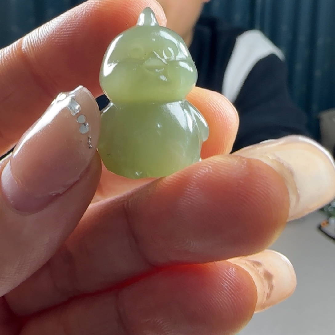 和田玉未镶嵌吊坠(不含链)