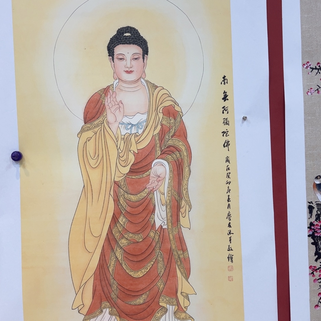 手绘作品新年大漏