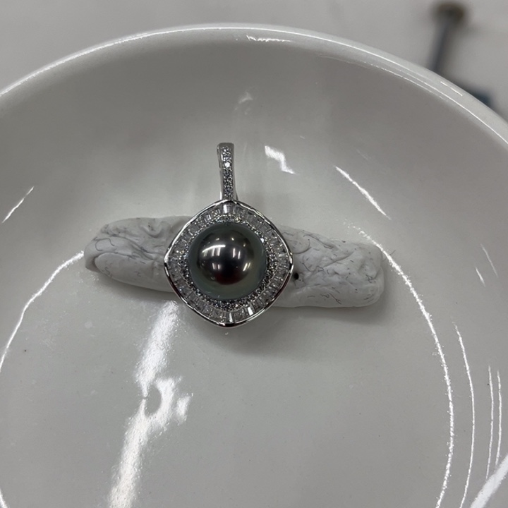 海水珍珠银S925镶嵌颈饰10