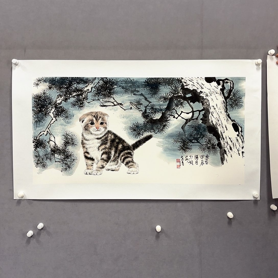 国画国画纯手绘作品请放心去藏