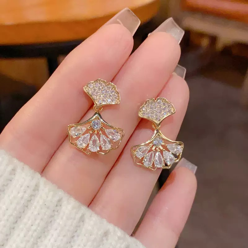 铜合金耳饰 【法式】千金风耳坠女精致耳饰甜美耳饰耳钉