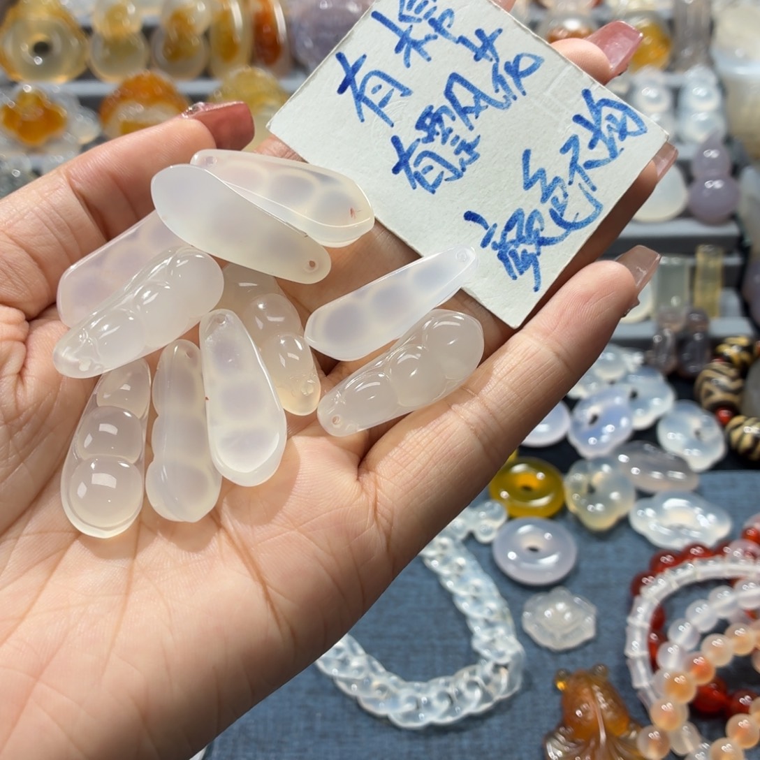 玛瑙/玉髓未镶嵌吊坠(不含链)