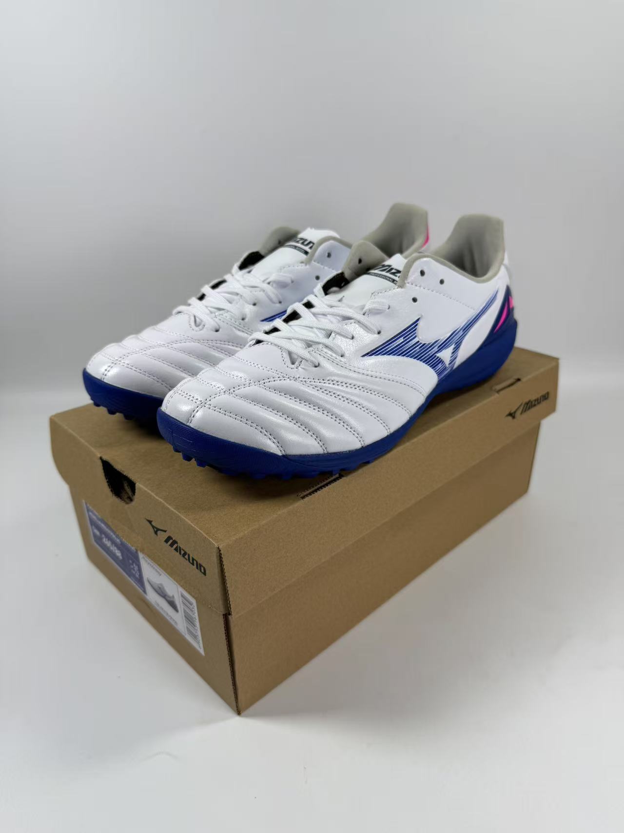 美津浓莫雷拉MORELIA NEO4 PRO次顶AS碎钉袋鼠皮足球鞋瘦脚比赛