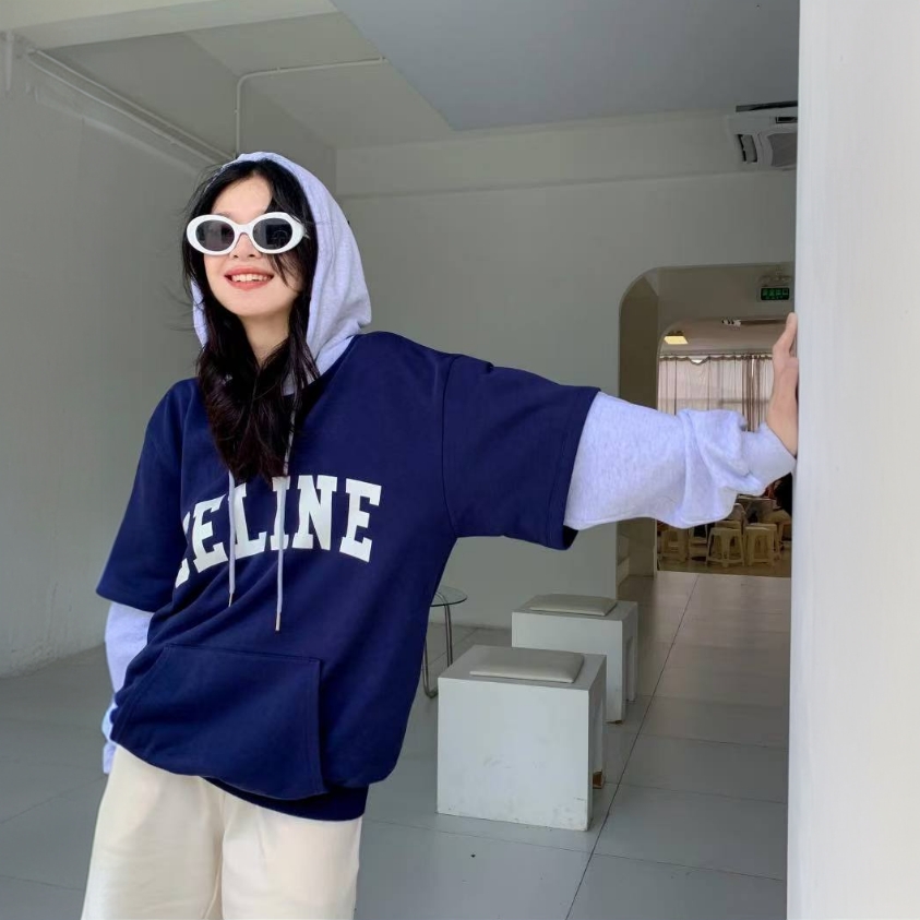 95新 Celine/思琳 海囤/思琳卫衣/XS码/bc56582