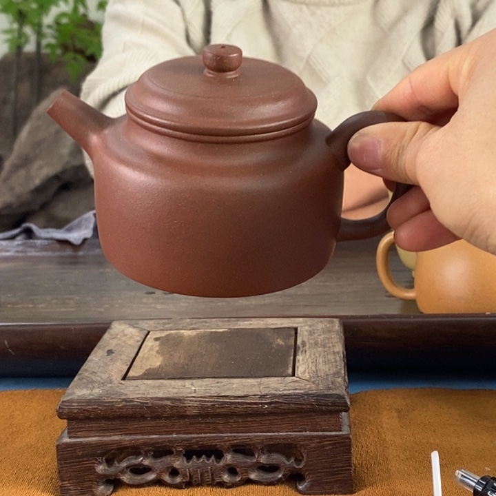 紫砂茶壶德钟微微瑕190左右的容量