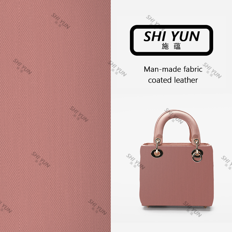 SHIYUN/施蕴粉色高定百搭手提斜跨女包-34125