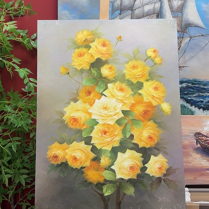 油画6080油画作品入选全国