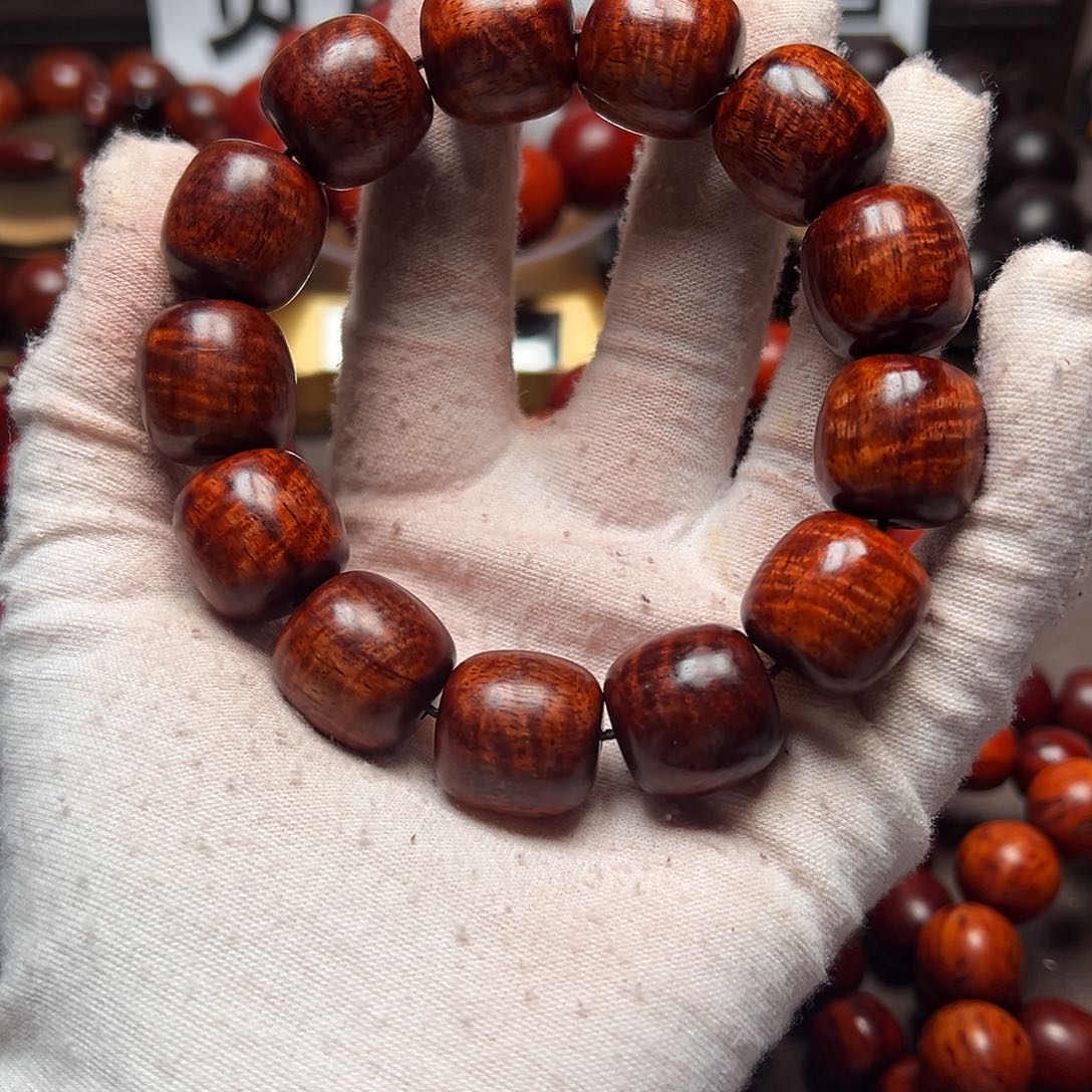 人***方木1.8龙胆水波纹老型珠