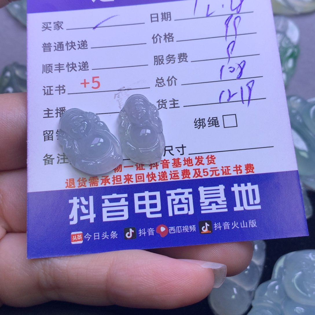 颈饰未镶嵌翡翠一**意