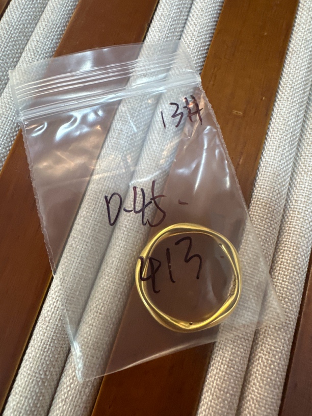 克重0.41 13号 莫比戒指 足金999