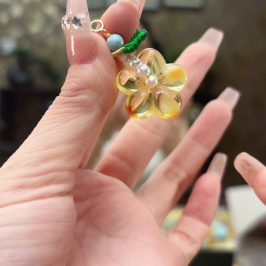 未镶嵌琥珀手链琥珀