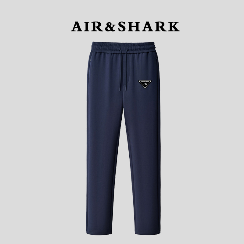 AIR SHARK/鲨鱼2025运动裤男款春秋百搭卫裤直筒大码裤子秋季长裤