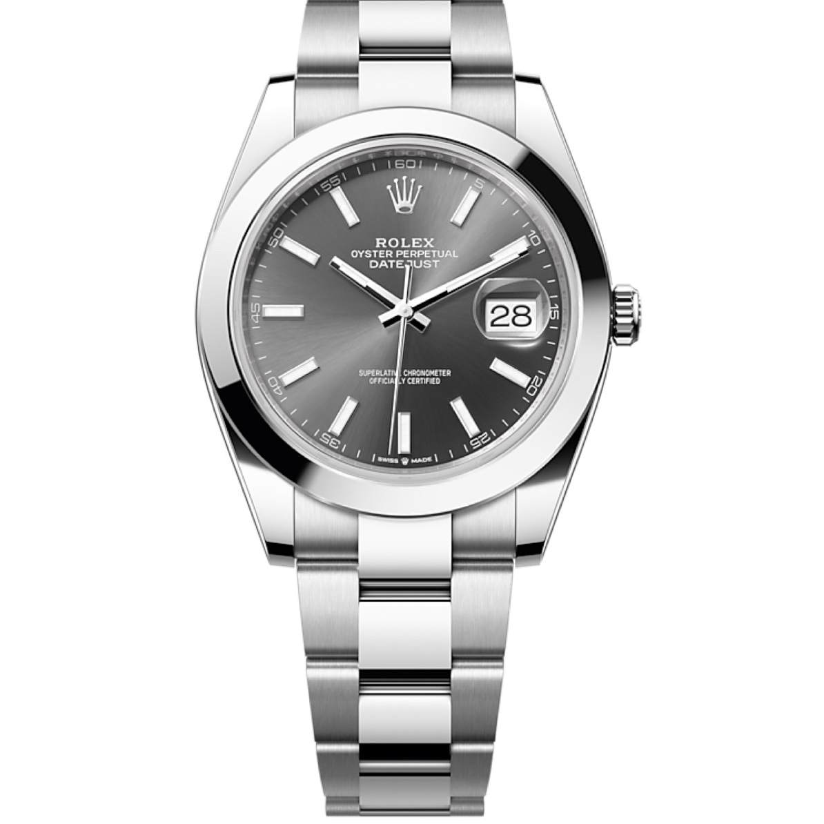 99新 Rolex/劳力士 126300日志型41mm 自动机械腕表光圈手表