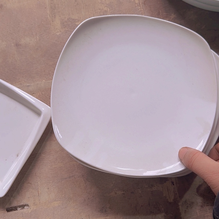 瓷5 个  8 英寸 平盘