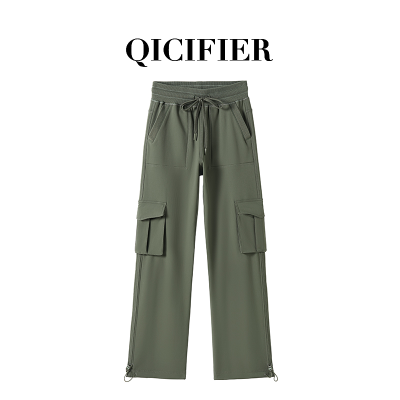 【QICIFIER】斯丢丢裤 软壳加绒版 防风防雨加厚运动工装裤 5256