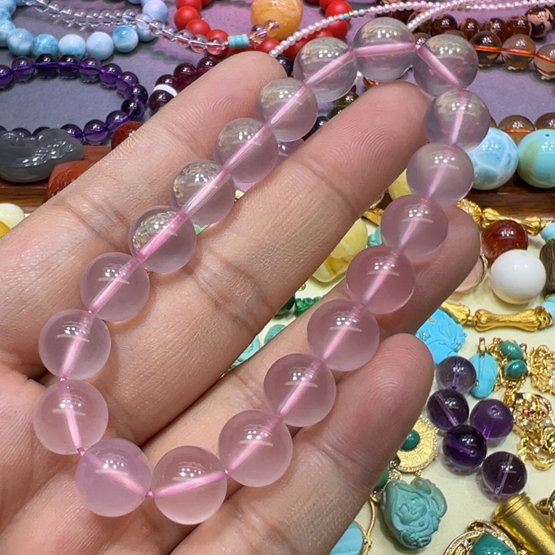 水晶手链未镶嵌粉晶