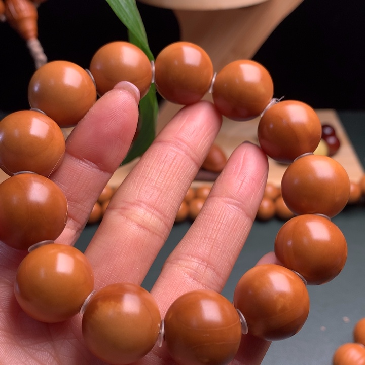 橄榄核手串z**d1.8水晶核