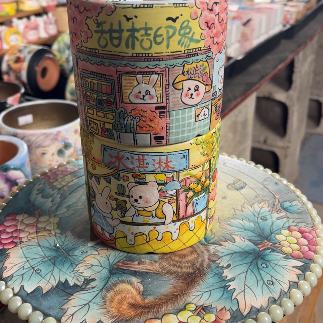 ****》350多肉花盆2个128+128=256元