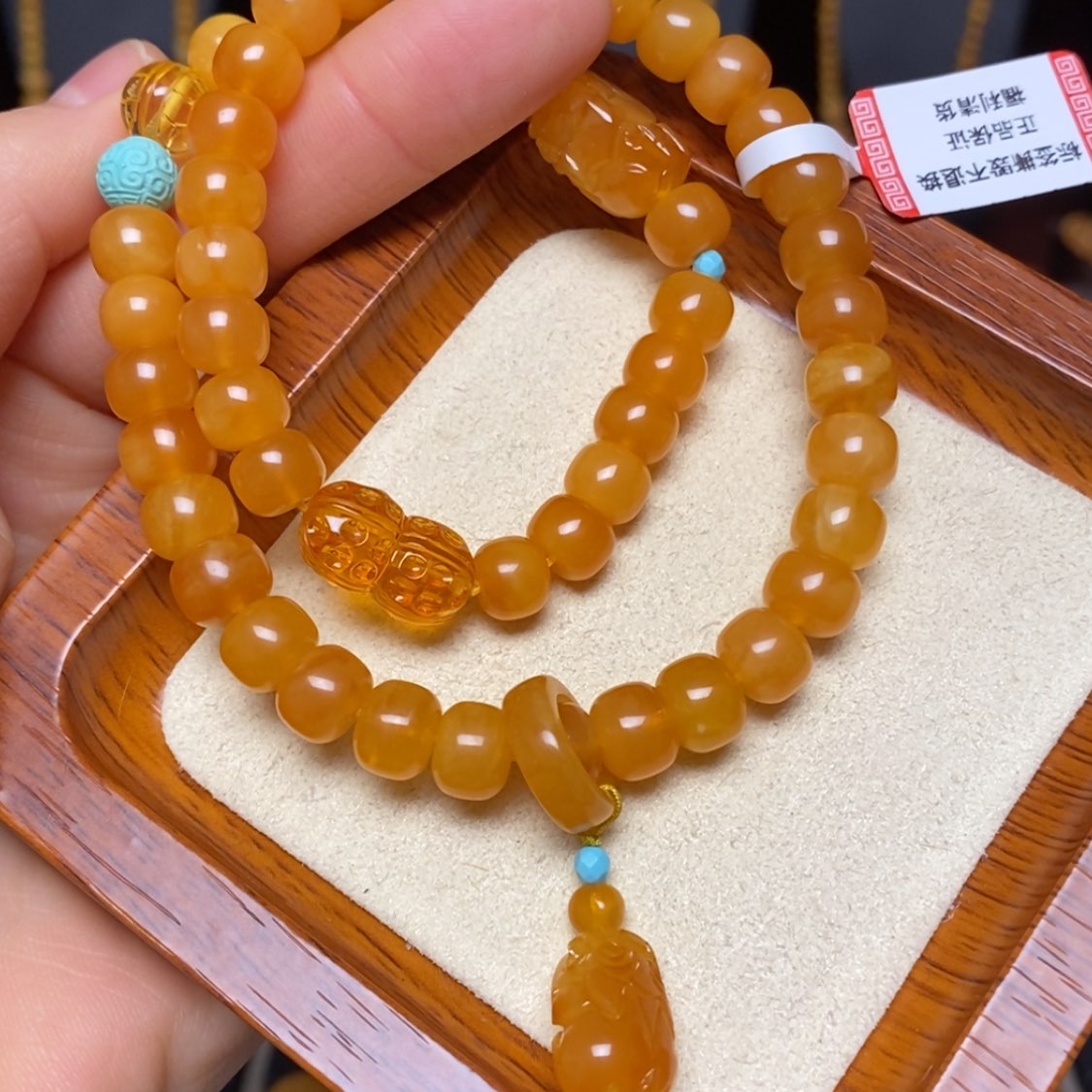 【闪购商品】未镶嵌蜜蜡手链手串