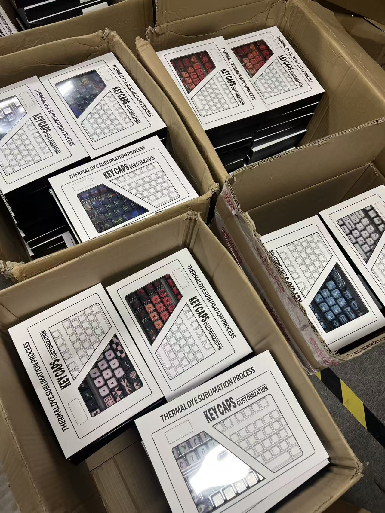 布丁键帽链接正面不透光四周透光十字轴键帽直播讲解为主仅键帽