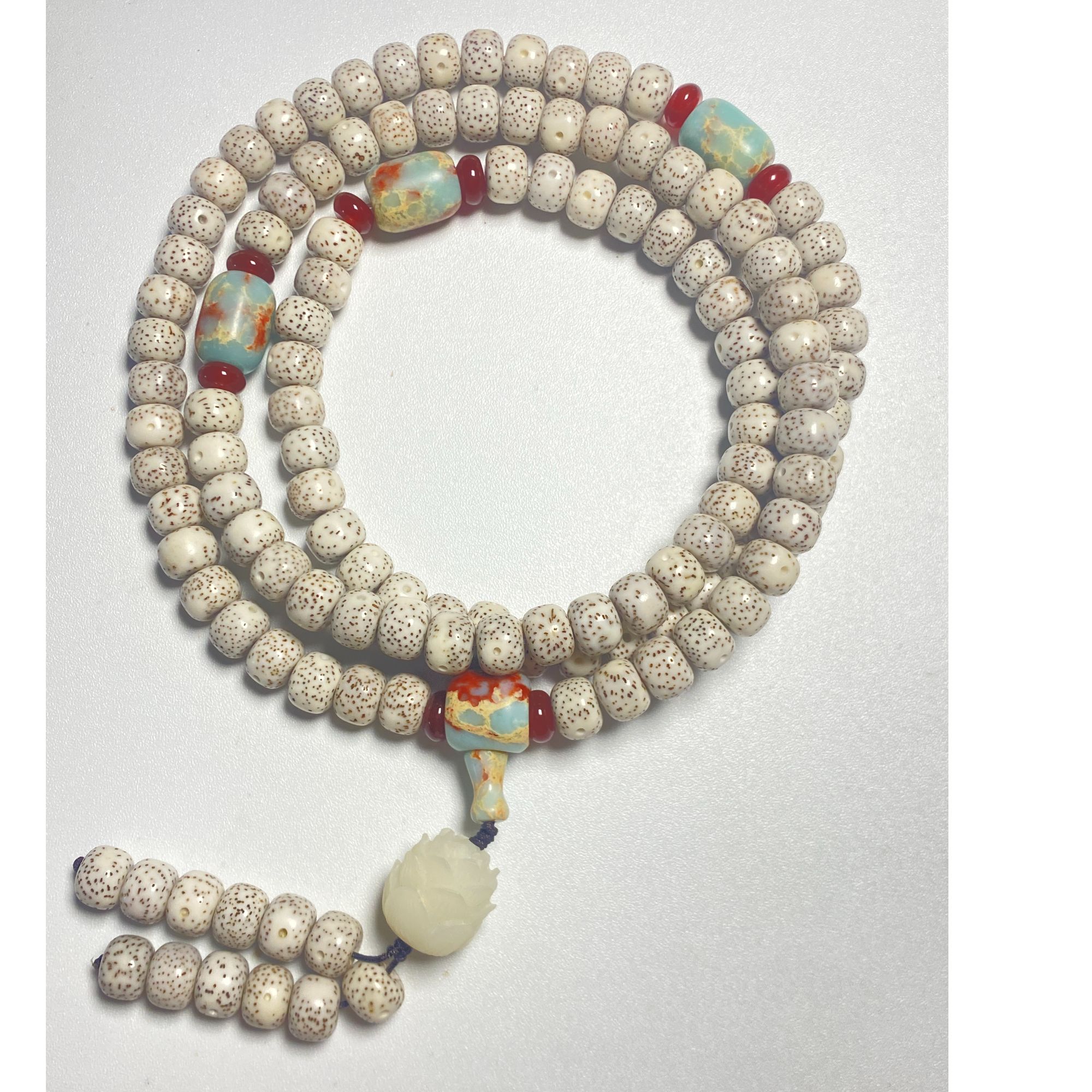 海南星月菩提脱脂顺白10*8干磨高密高抛（有0.5左右偏尺）