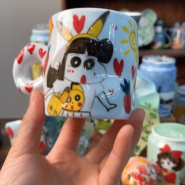 陶景德镇釉下手绘陶瓷 