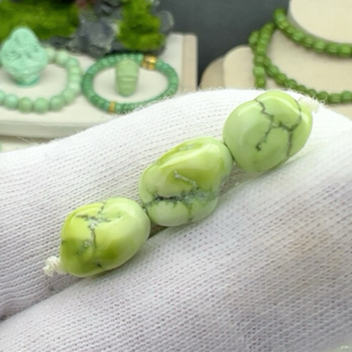 精品柠檬黄随型小钢豆