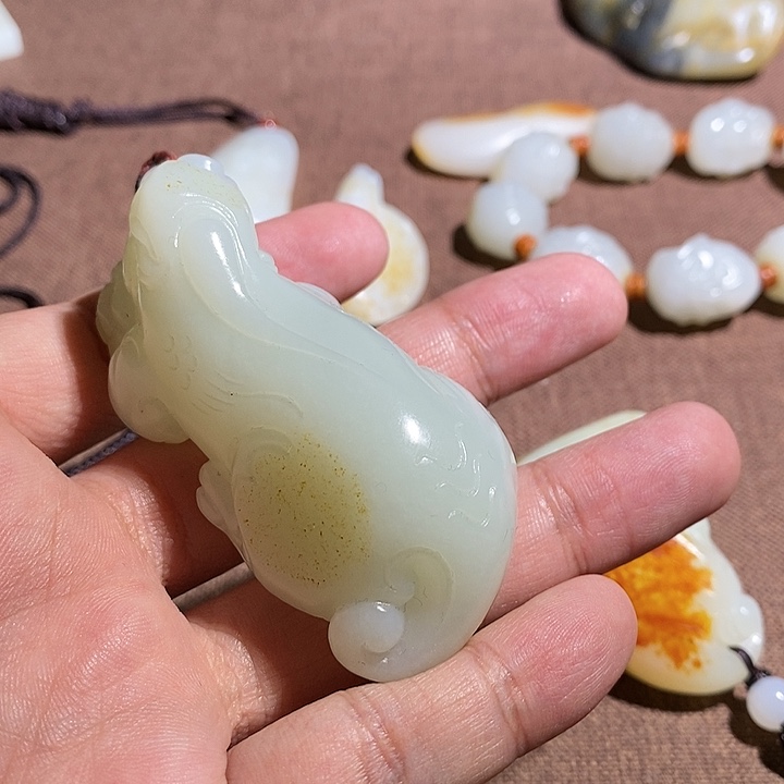 和田玉挂件未镶嵌李*伟