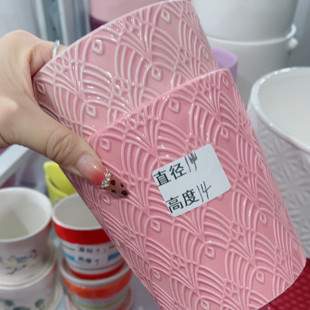 有孔，陶瓷花盆满10米包邮发货