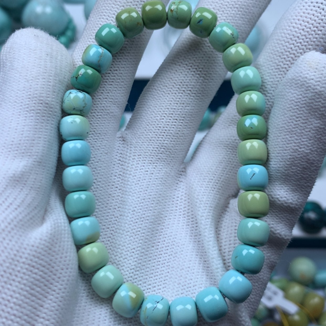 【闪购商品】绿松石珠宝奇石未镶嵌曙**播