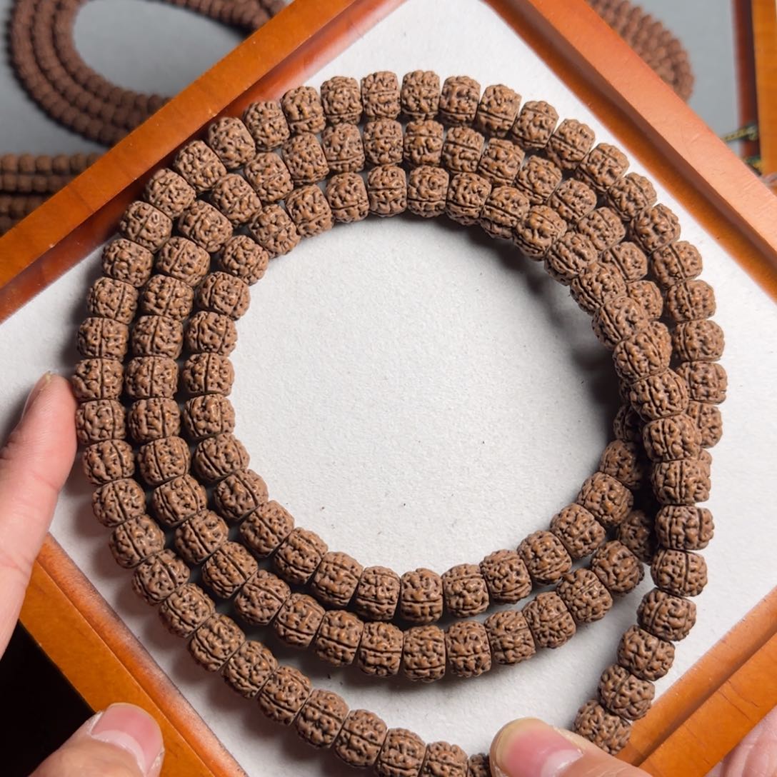 金刚菩提吊坠藏切五星盘龙108尺寸11加