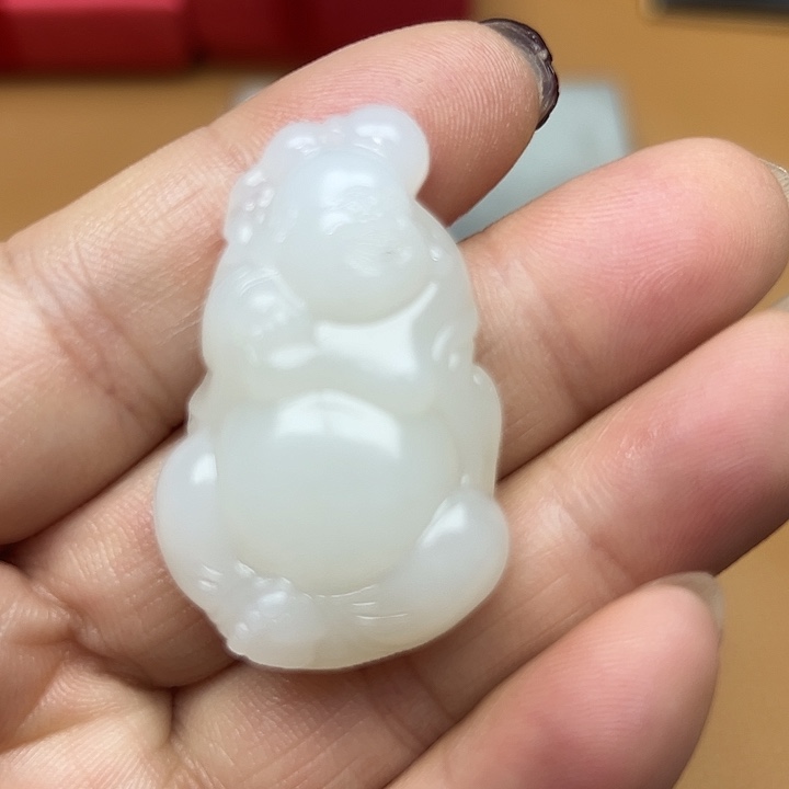 和田玉（糖玉）颈饰未镶嵌