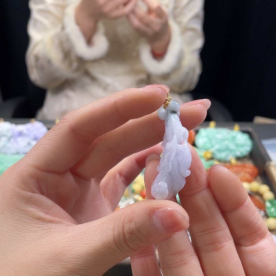 翡翠戒指未镶嵌代编织