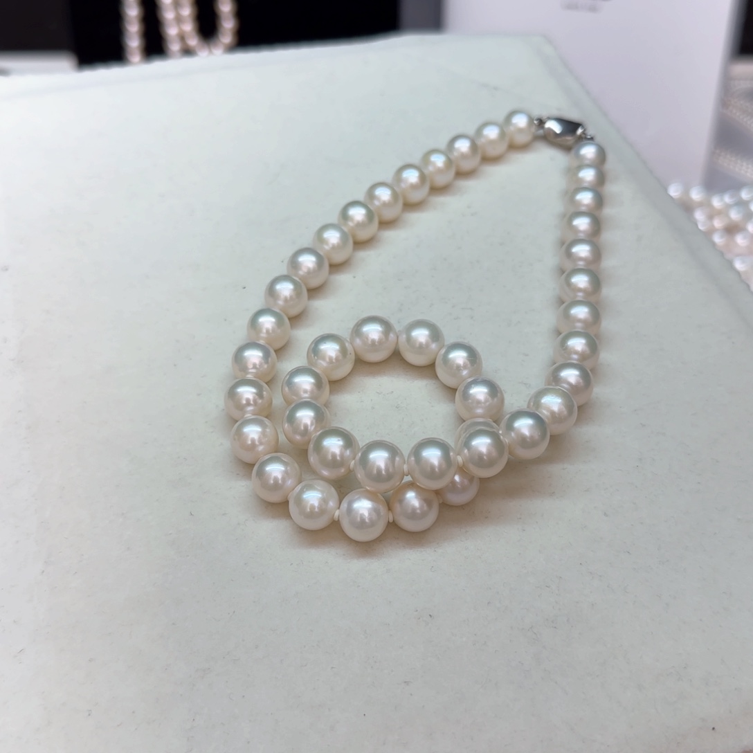 【闪购商品】淡水珍珠银S925镶嵌项链