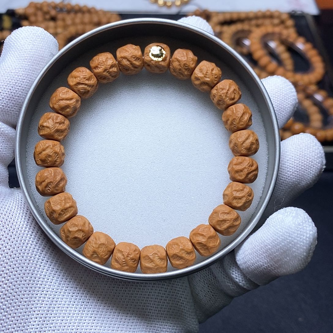 猴头核桃手串金标观山无相 10左右 全品 220号