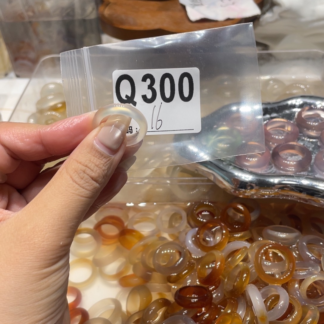 玛瑙/玉髓未镶嵌戒指300