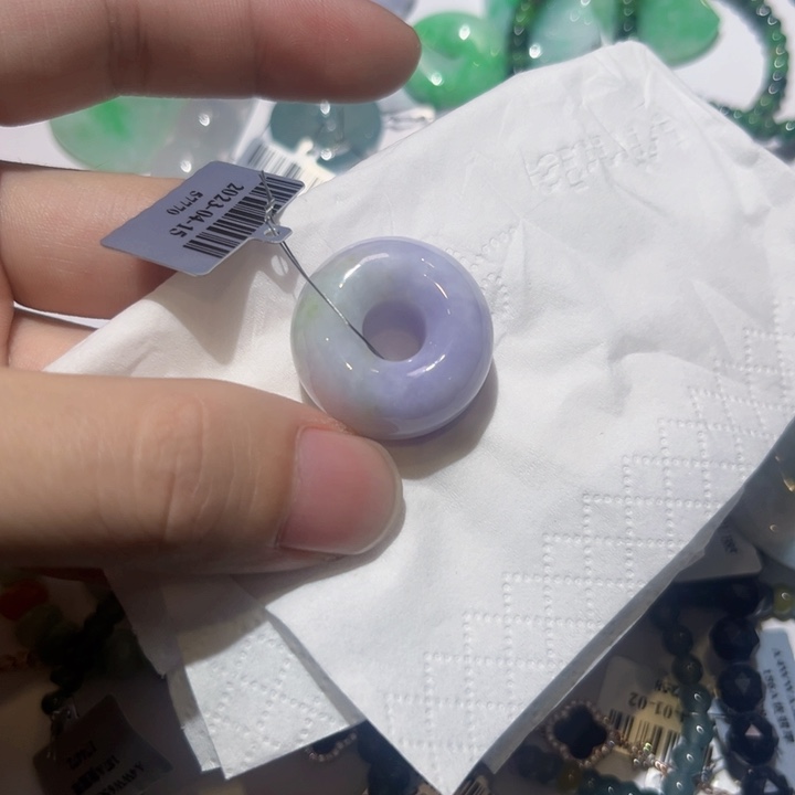 翡翠颈饰未镶嵌天然翡翠A货