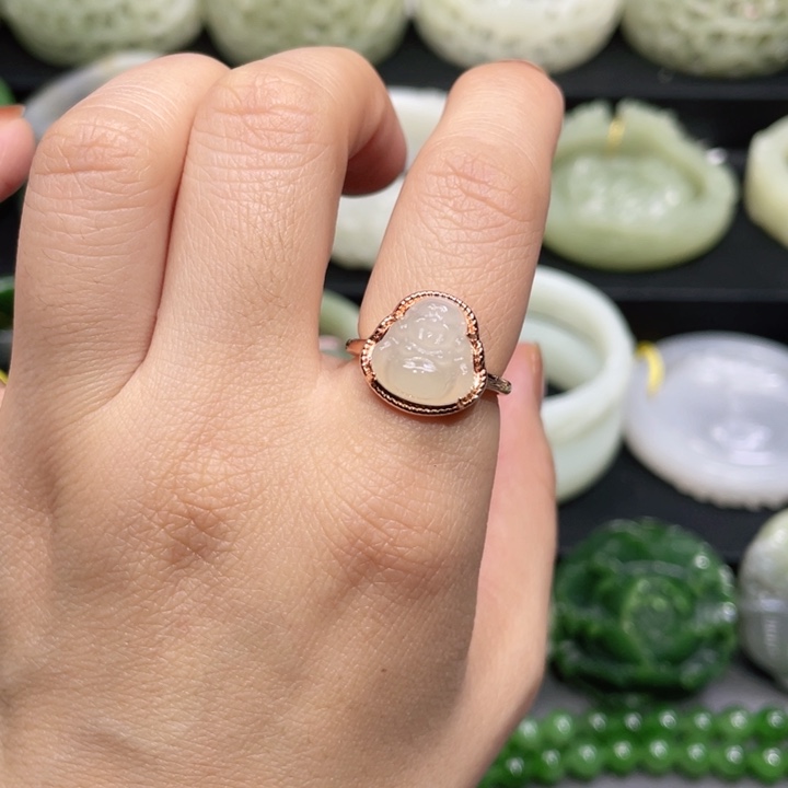 和田玉戒指未镶嵌