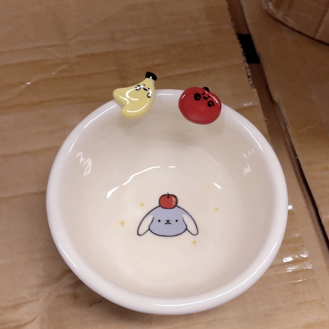 陶水果派对五寸米饭碗