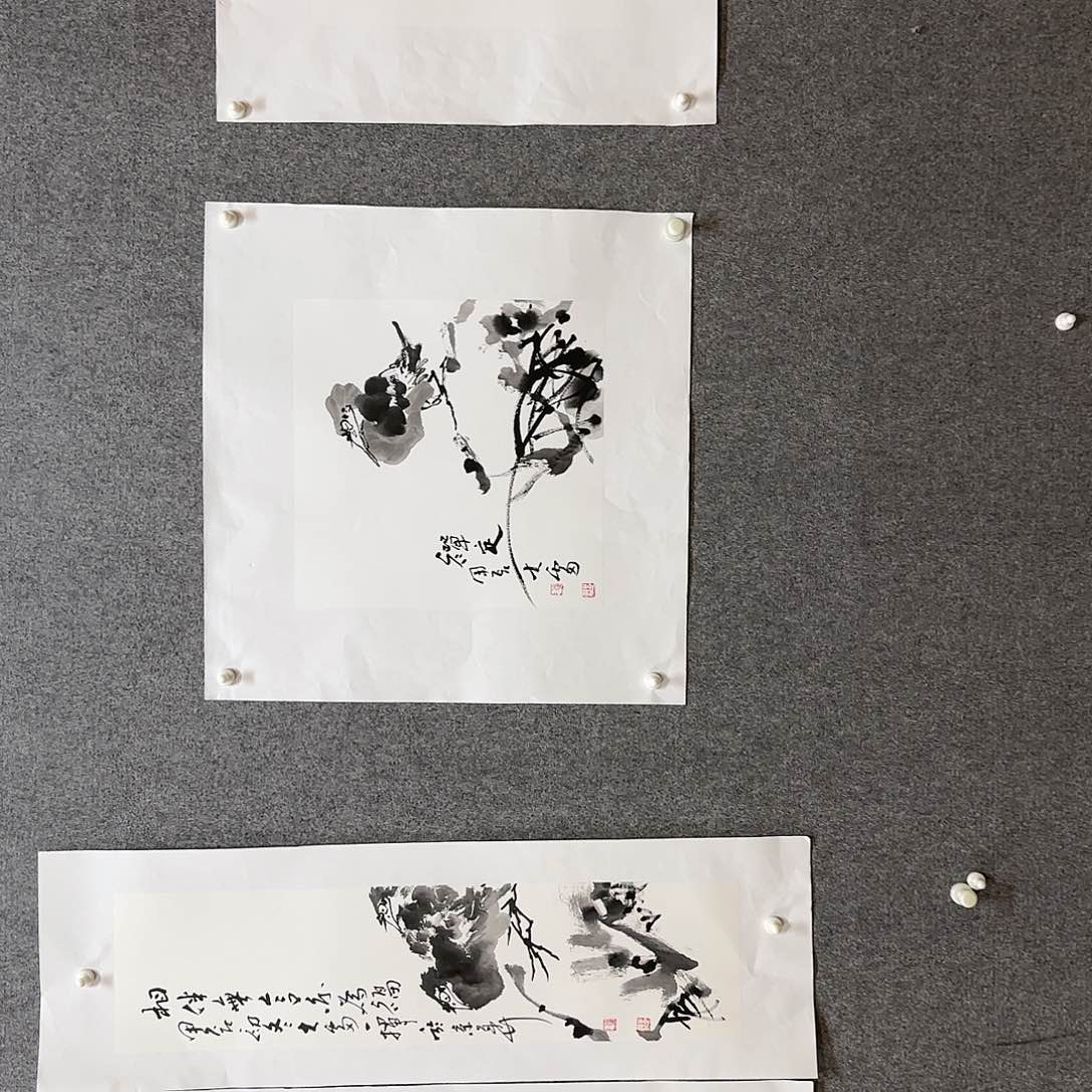国画容*嬷大雷老师手绘作品