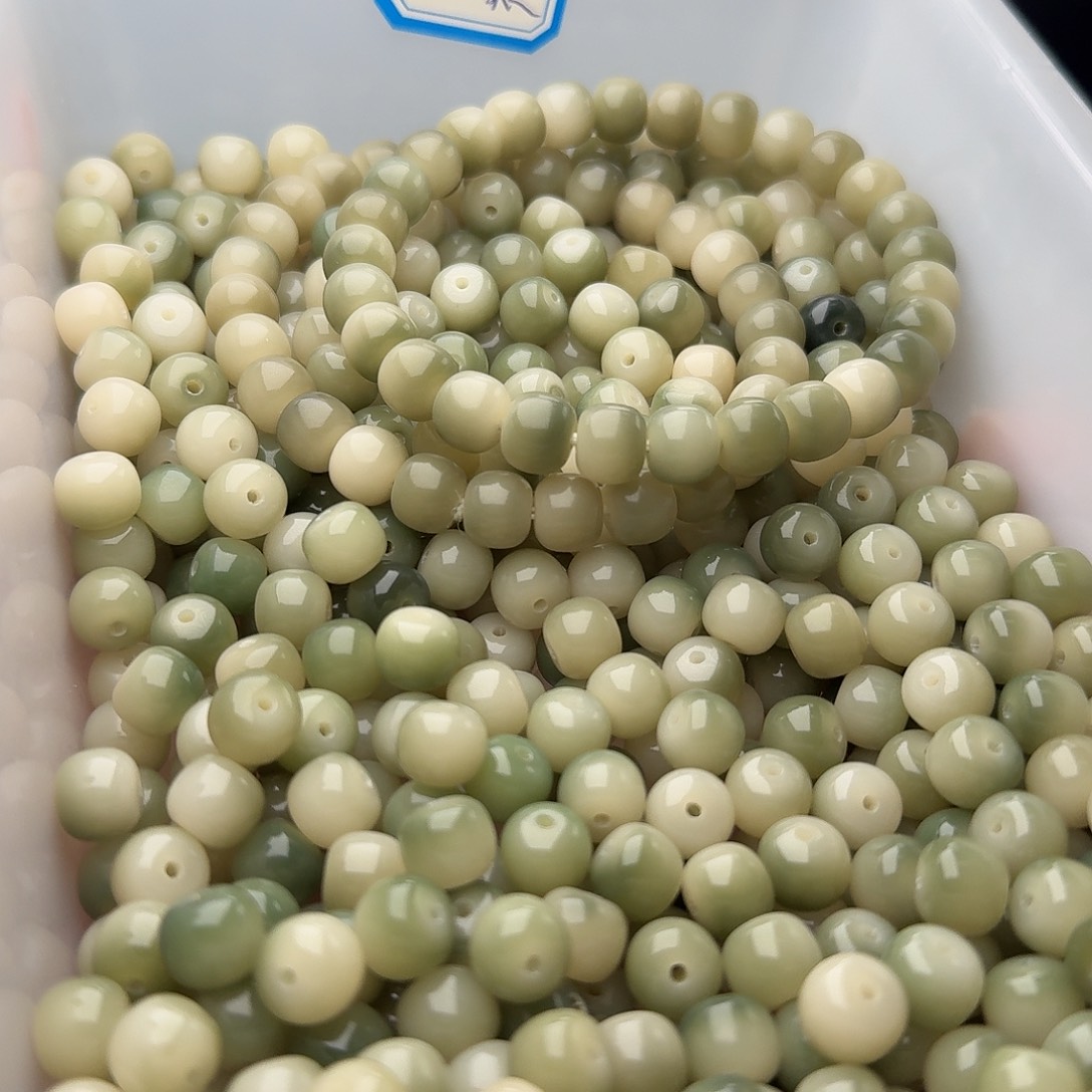 菩提根/象牙果吊坠50 颗菲料晴水干磨 8 桶