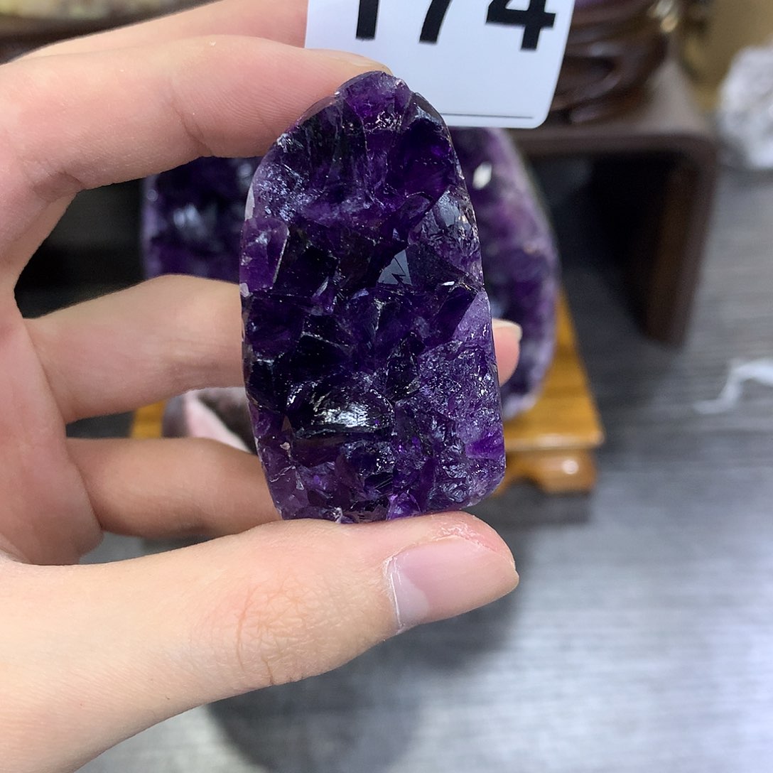 紫晶珠宝半成品未镶嵌174