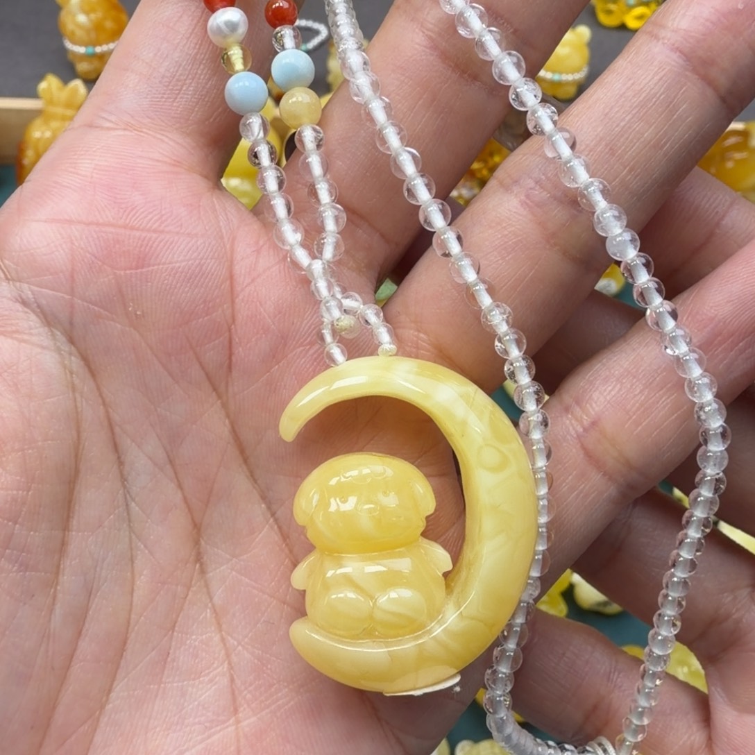 琥珀未镶嵌裸石蜜蜡